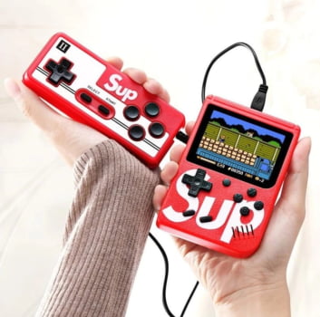 Mini Gamer Com 400 Jogos + Controle 