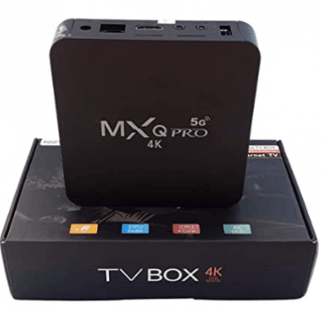 TV BOX MXQ PRO 5G 4k 512gb Placa Azul