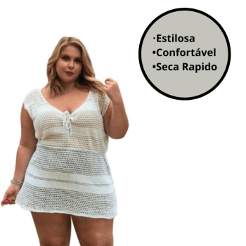 Vestido Saída de Praia Plus Size